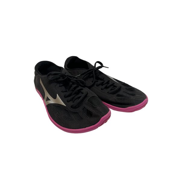 Mizuno Womens Barefoot Shoes Size 10 Black With Pink Sole swim hike run - Picture 2 of 5